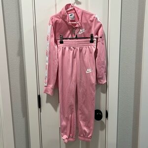 Kids Nike Light Pink Tracksuit